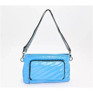 Think Roylyn Bank Street XL Crossbody with Pouch PoolBluePatent Bag